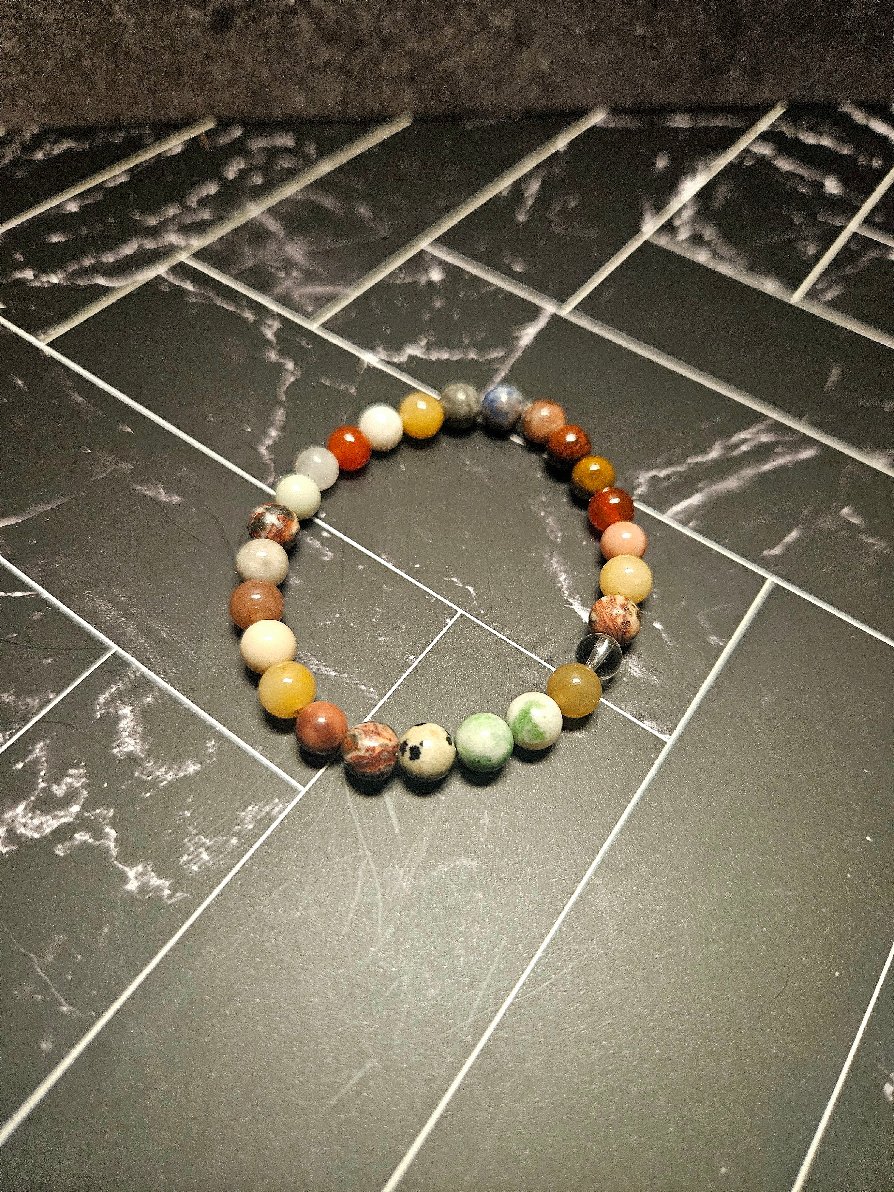 Beaded Bracelet - Earthen Stones 5