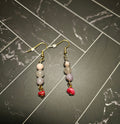 Red Charm Earrings
