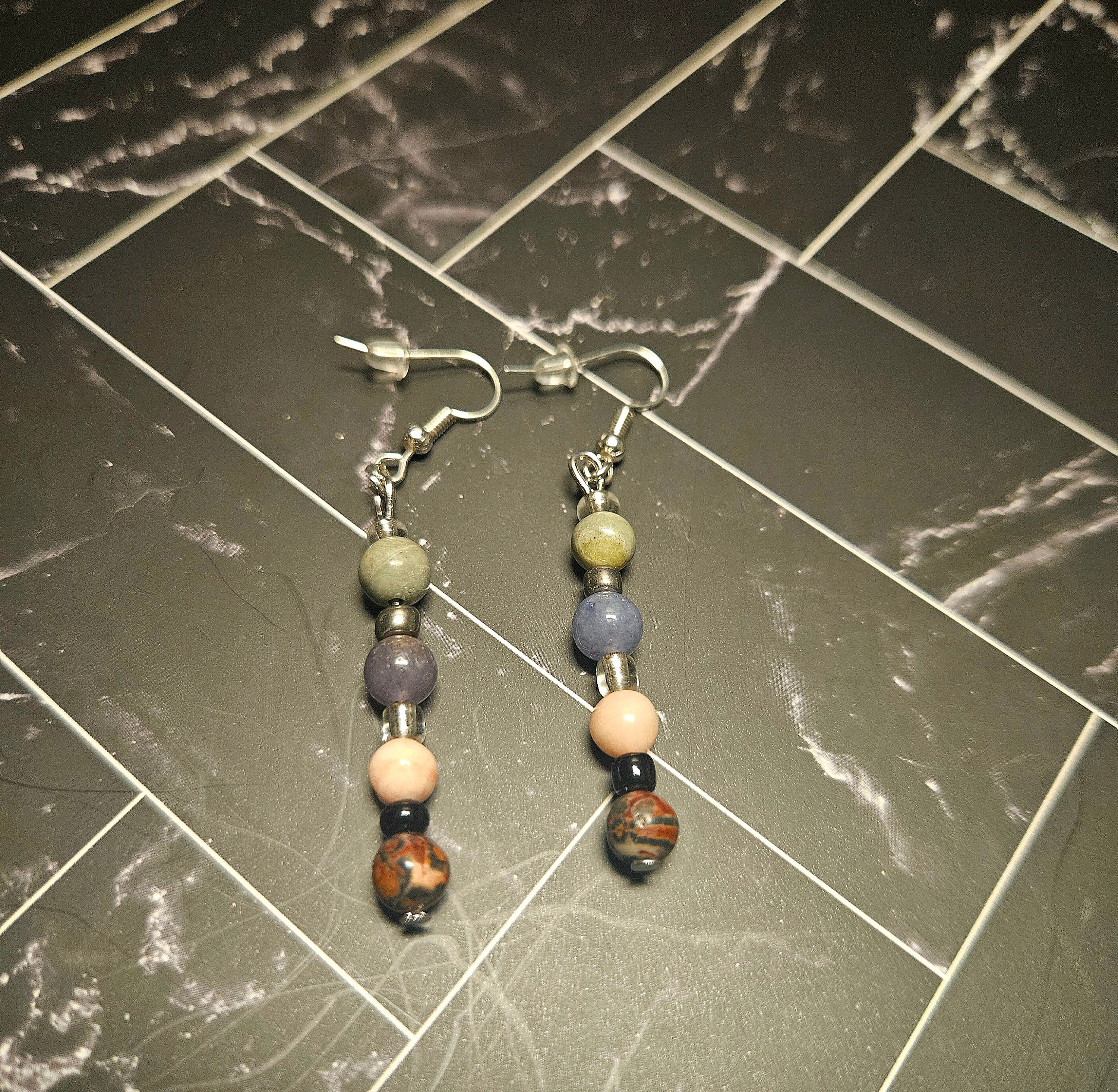 Earrings Earth Stones 1